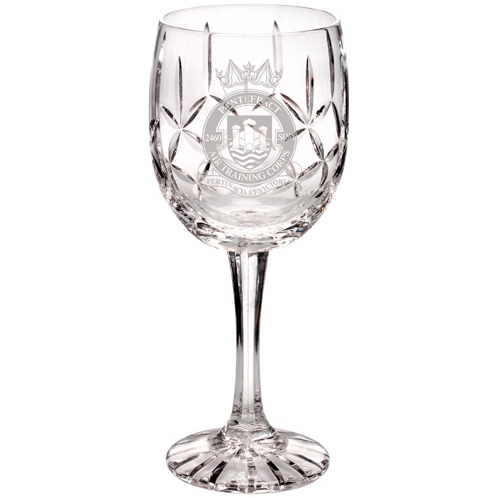 18.5cm 200Ml Classic Wine Glass - Blank Panel