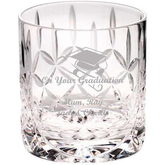 8.5cm 290Ml Whiskey Glass - Blank Panel