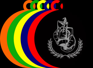 50mm Acrylic Boxing Medal