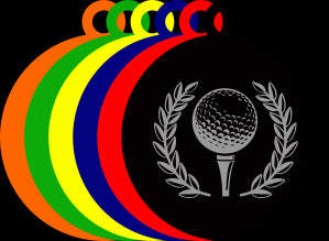 50mm Acrylic Golf Ball Medal