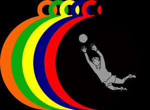 50mm Acrylic Football Goalkeeper Medal
