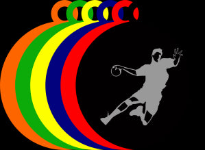 50mm Acrylic Handball Medal