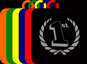 50mm Acrylic 1st Place Square Medal