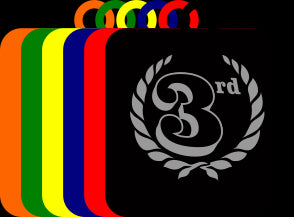 50mm Acrylic 3rd Place Square Medal