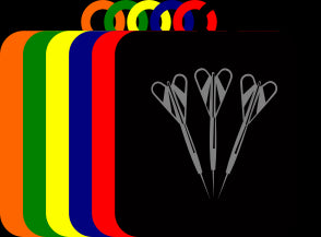 50mm Acrylic Darts Square Medal