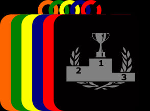 50mm Acrylic Podium Square Medal