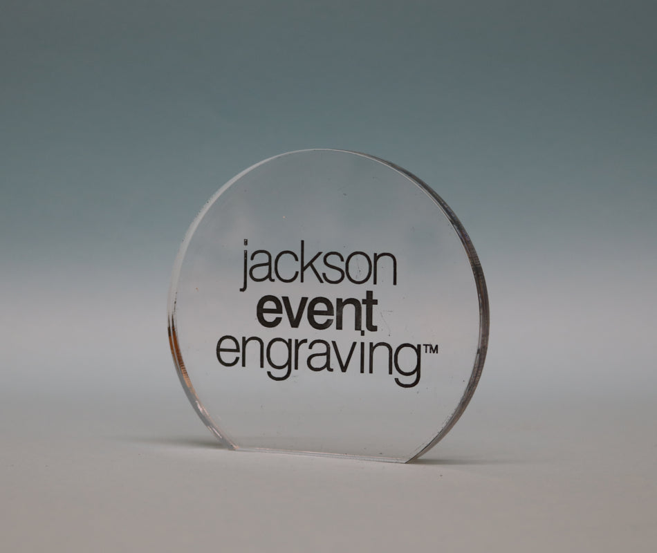 Freestanding Acrylic Circle Award - 3 Sizes