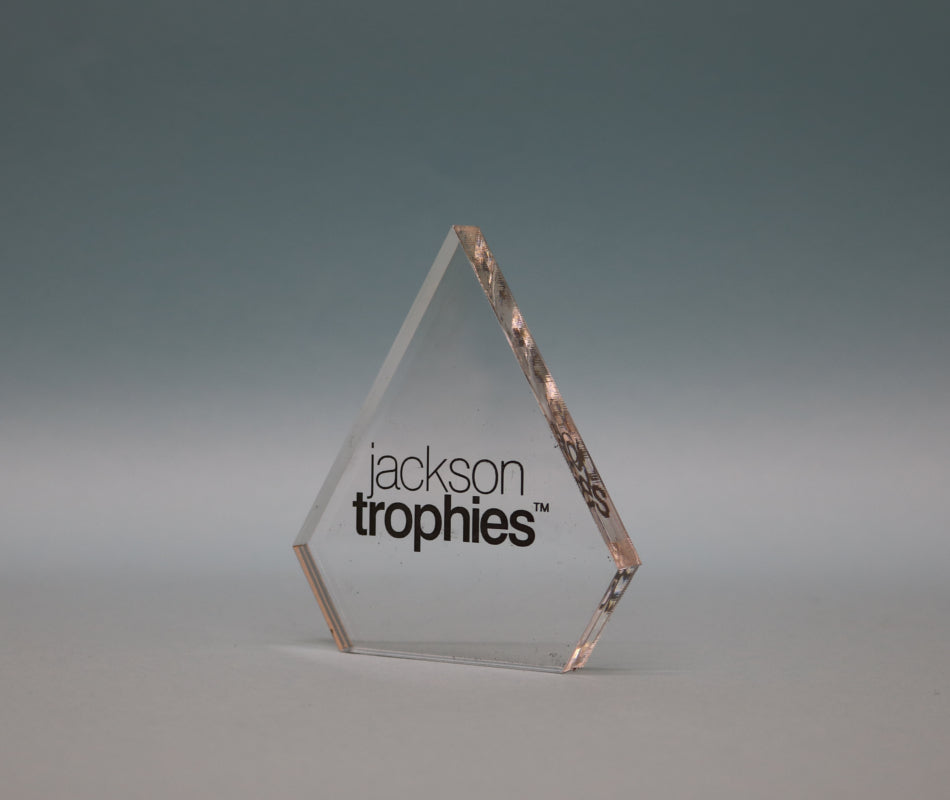 Freestanding Acrylic Diamond Award - 3 Sizes