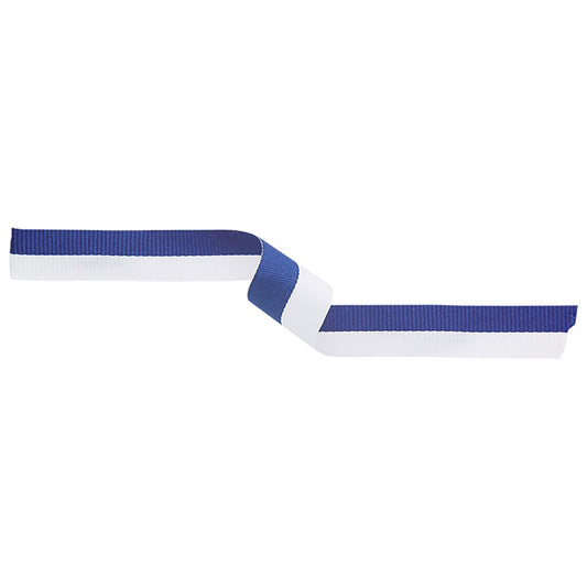 Medal Ribbon Blue-White 395x10mm