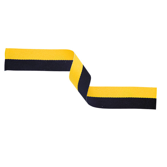 Medal Ribbon Black & Gold 395x22mm