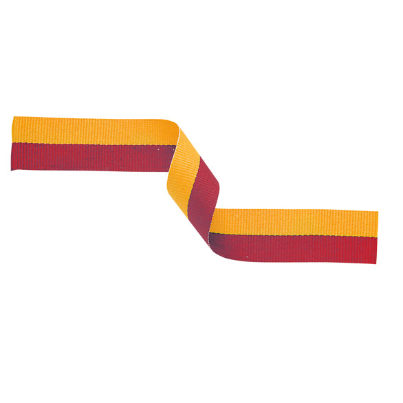 Medal Ribbon Red & Gold 395x22mm
