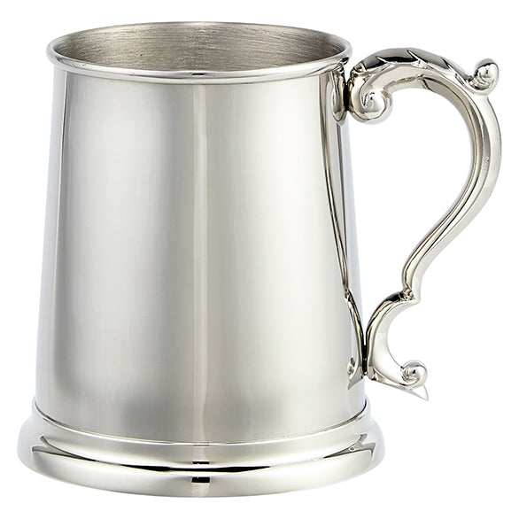 Augustine Polished Steel 1pt Tankard 115mm