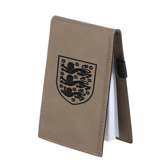 Leatherette Small Brown Note Pad Holder