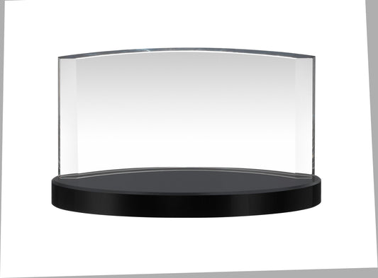 Clear & Black Crystal Award in Box