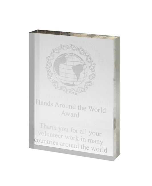 7x5 inch Acrylic Award