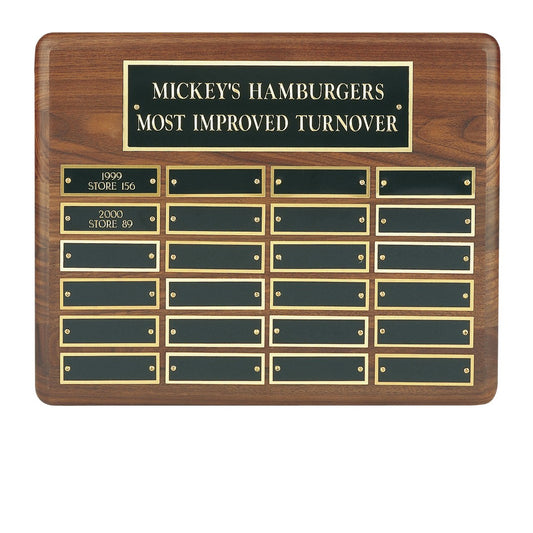 American Walnut Plaque