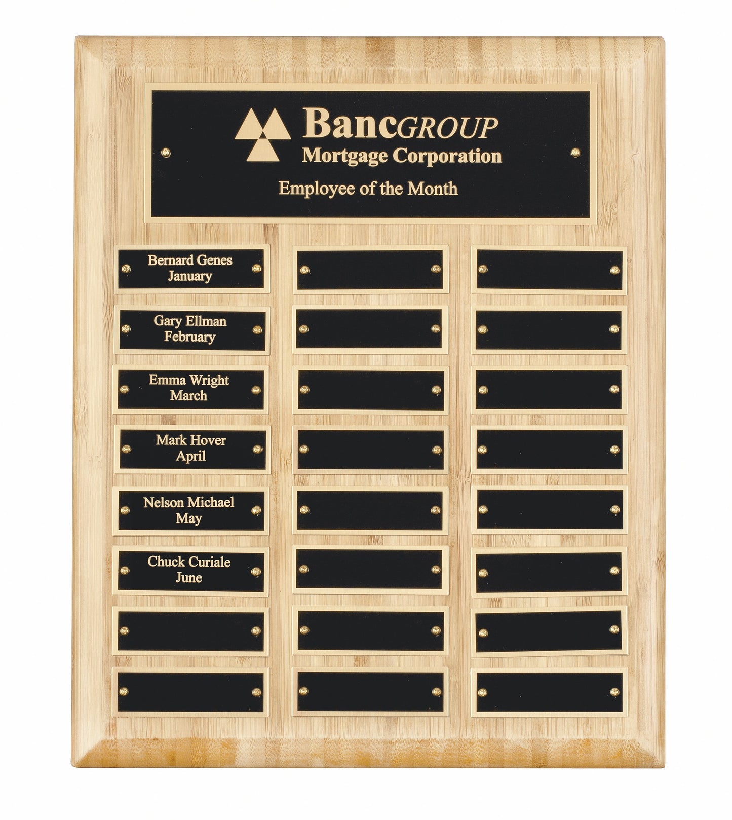 MC-Bamboo Perp Plaque