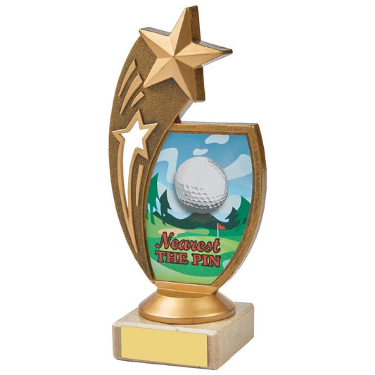 17cm Colour Nearest the Pin Star Holder Award