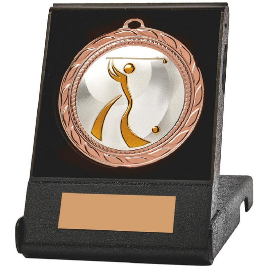 70mm Golf Medal in Presentation Case - 3 Colours