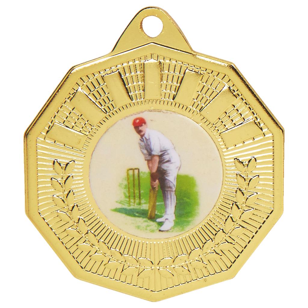 50mm Decagon Sports Medal - Available in Gold, Silver and Bronze