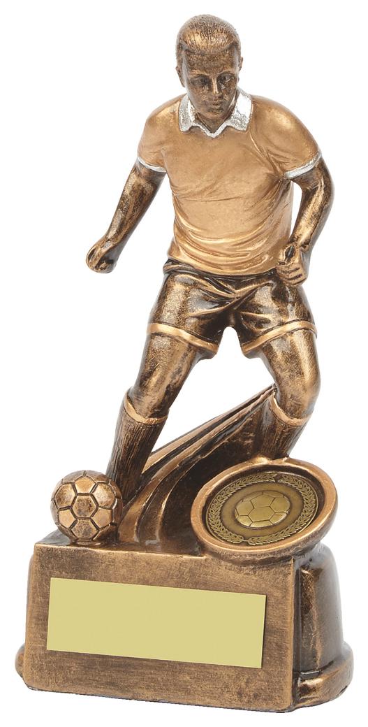 Gold Resin Men's Football Trophy