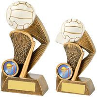 Antique Gold-White Netball Action Resin - 2 Sizes