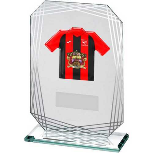 Jade|Silver Glass Plaque - 6.75in (Requires Shirt C)