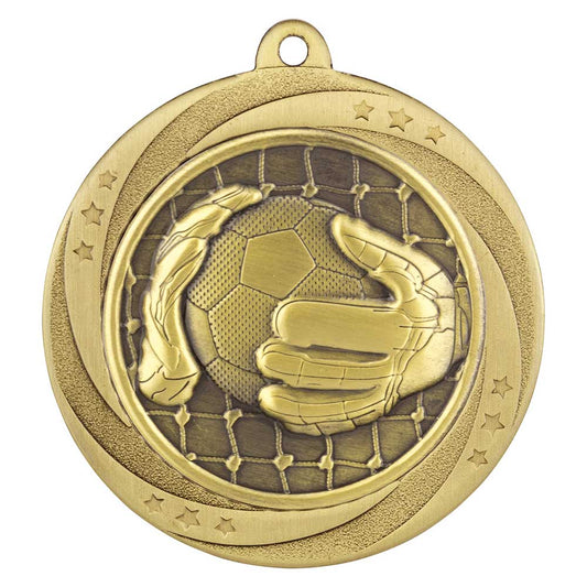 Superstar Goalkeeper Medal Gold