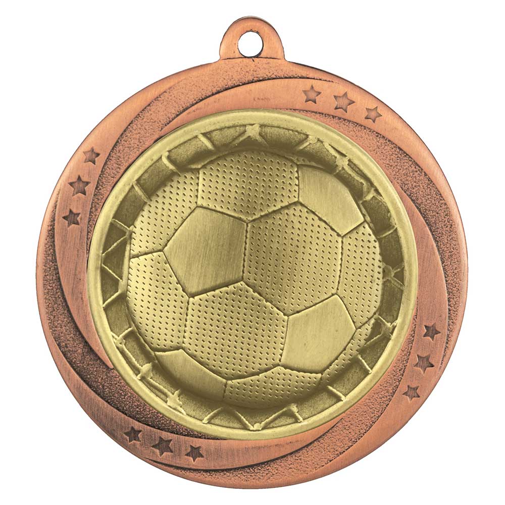 Superstar Football Medal Bronze
