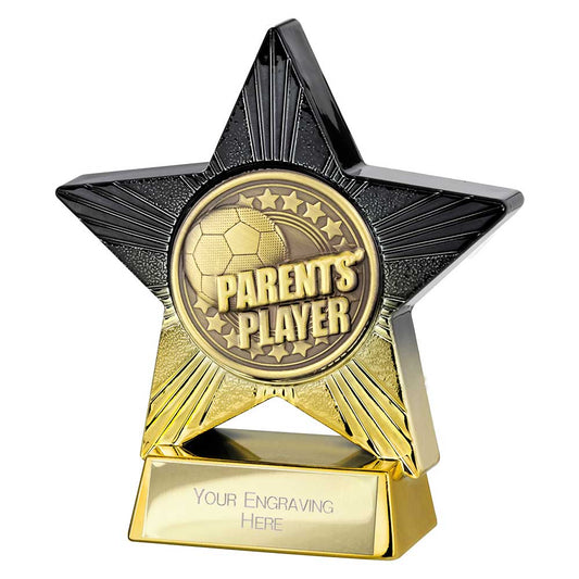 Superstar Parents Player Award Black & Gold