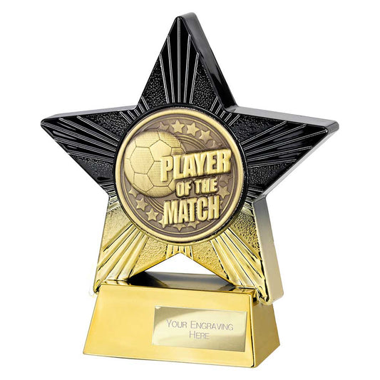 Superstar Player of Match Award Black & Gold