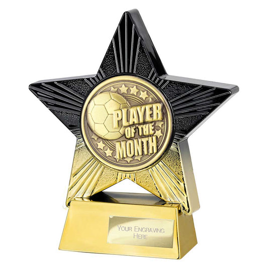 Superstar Player of Month Award Black & Gold