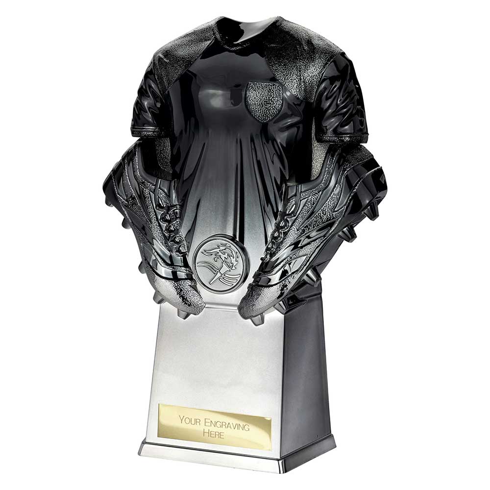 Invincible Football Heavyweight Shirt Carbon Black to Gunmetal