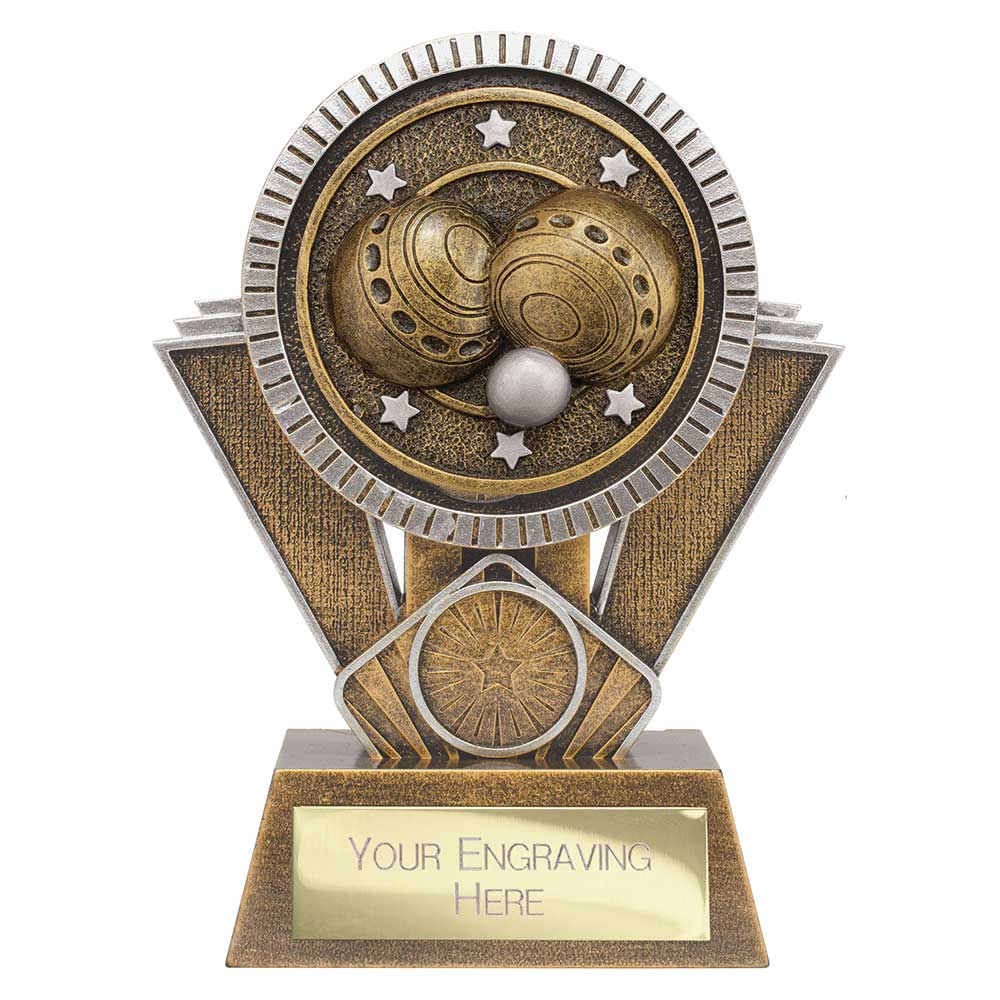 Apex Ikon Lawn Bowls Award Gold & Silver