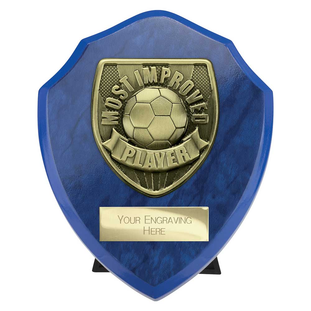 Cobra Shield Most Improved Player Award Azure Blue