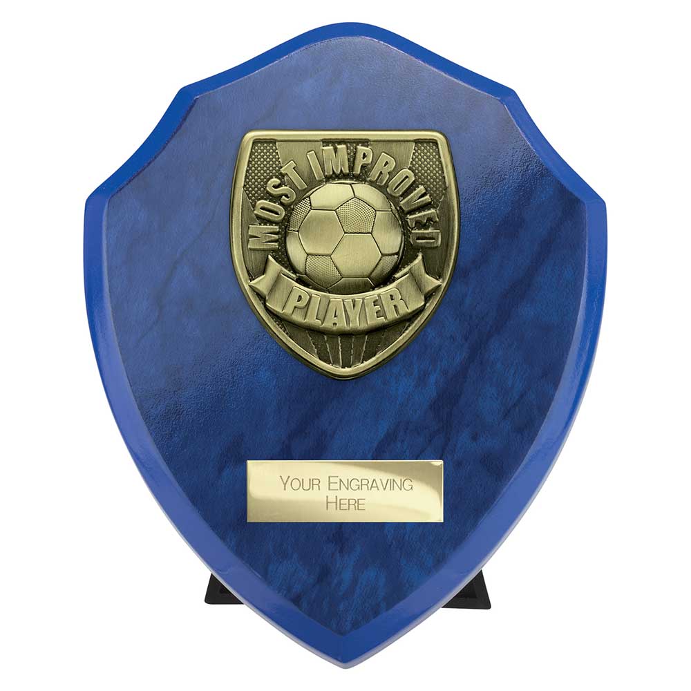 Cobra Shield Most Improved Player Award Azure Blue