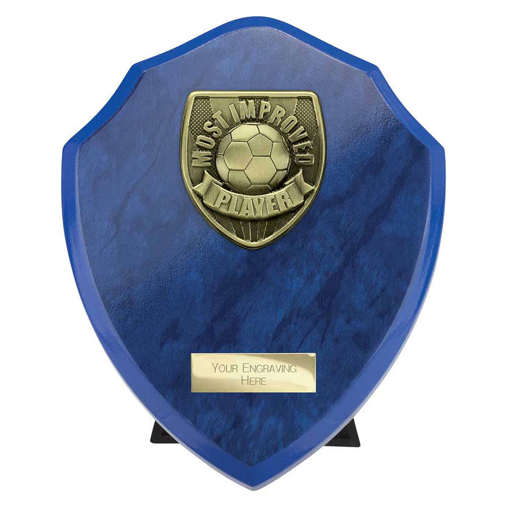 Cobra Shield Most Improved Player Award Azure Blue
