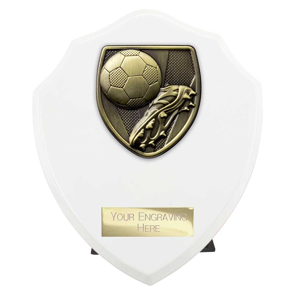 Cobra Shield Football Boot & Ball Award Arctic White