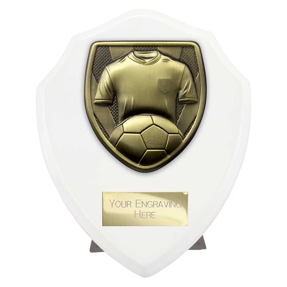Cobra Shield Football Shirt & Ball Award Arctic White