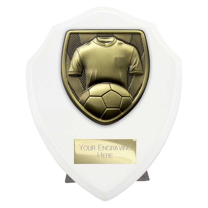 Cobra Shield Football Shirt & Ball Award Arctic White