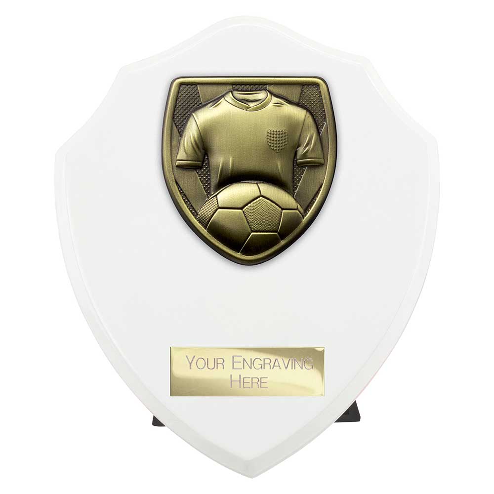 Cobra Shield Football Shirt & Ball Award Arctic White