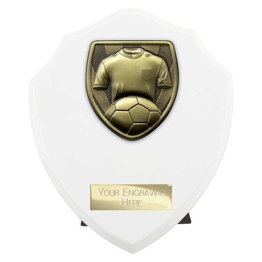 Cobra Shield Football Shirt & Ball Award Arctic White