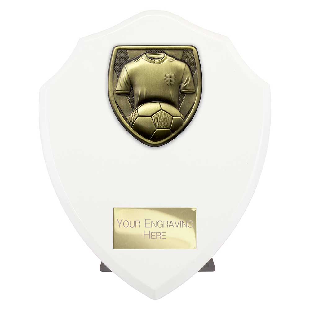 Cobra Shield Football Shirt & Ball Award Arctic White