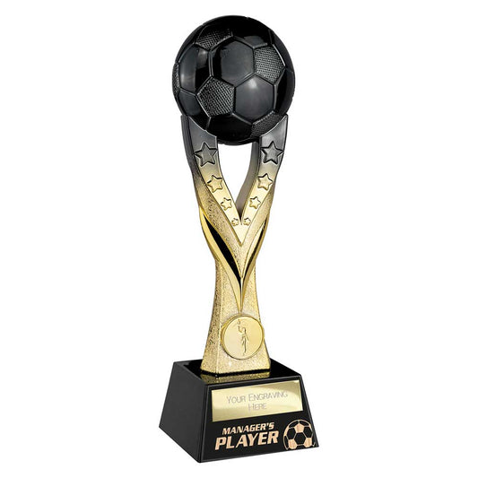 Extreme Football Managers Player Award Carbon Black & Gold