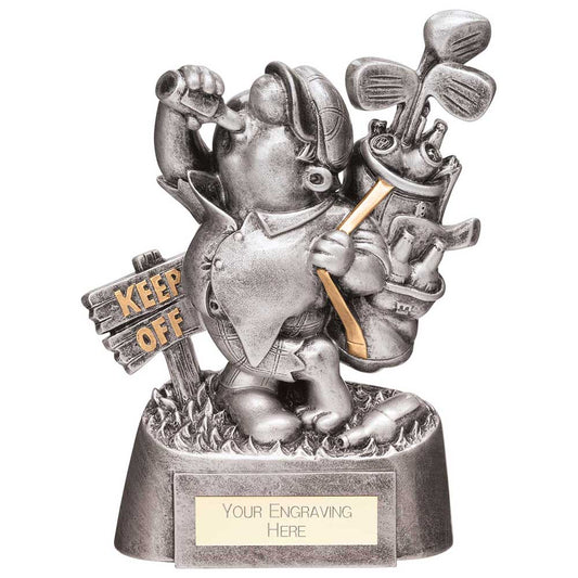 Goof Balls Golf Sozzled Award Silver