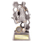 Dynamo Male Football Award Antique Silver & Gold