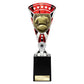 Cobra Star Cup Football Shirt & Ball Silver & Red