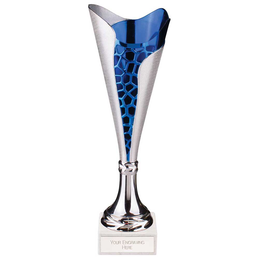 Utopia Classic Cup Silver & Blue