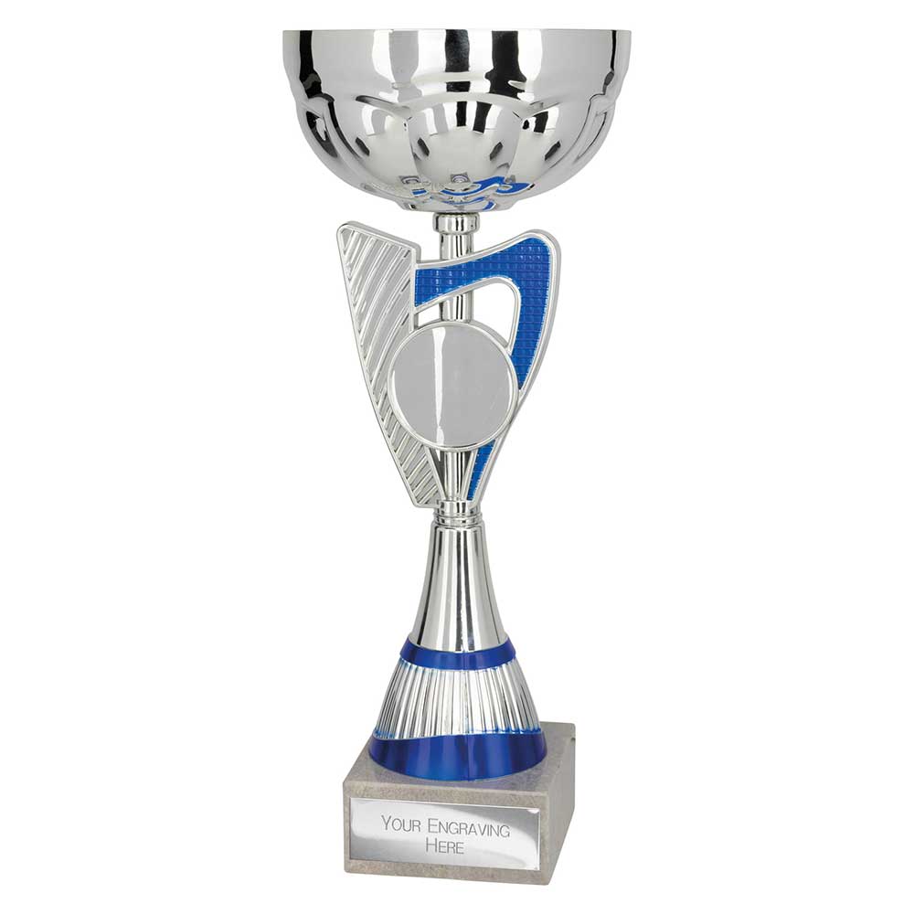 Mystify Cup Silver & Blue