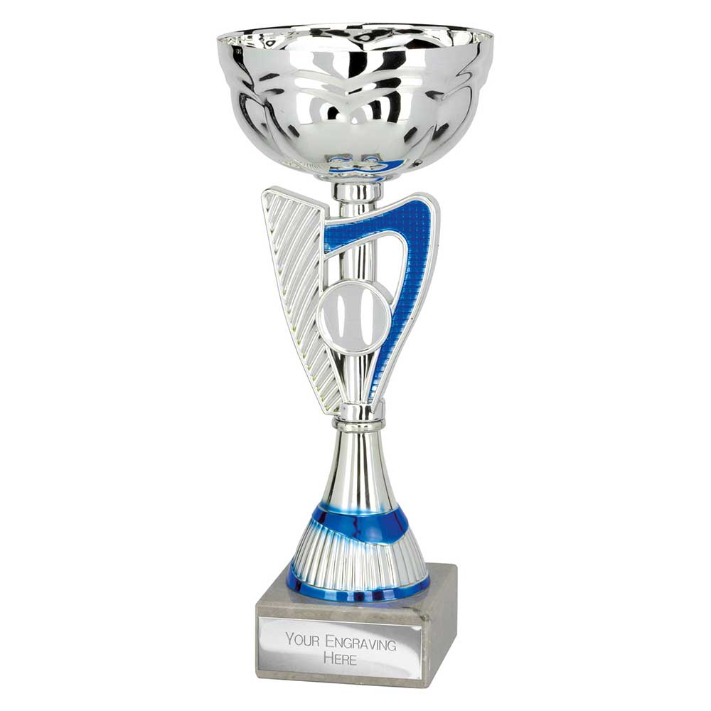 Mystify Cup Silver & Blue